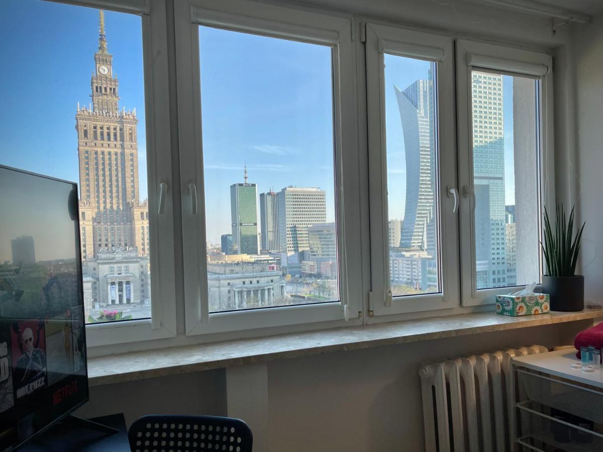 Super Apartament Palace 2X Metro Fast Wifi 500 Mbs Netflix Appletv Smarttv Panorama Miasta Varsó Kültér fotó
